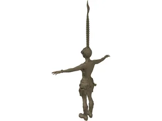 Lara Croft 3D Model preview