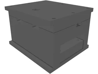 Aluminium Injection Mold 3D Model preview