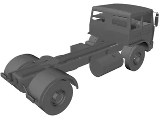 Renault Truck 3D Model preview