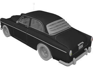 Volvo Amazon (1968) 3D Model preview