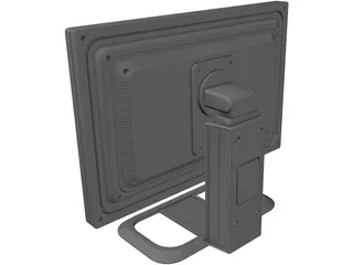 HP L1710 Monitor 3D Model preview