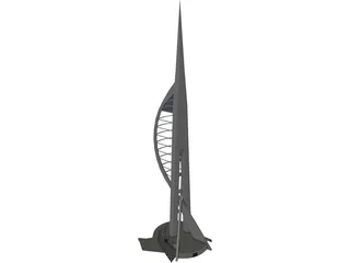 Spinnaker Tower 3D Model preview