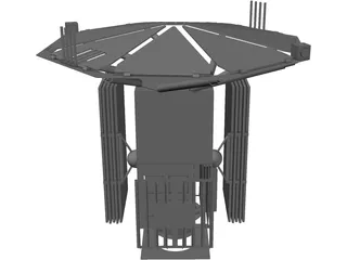 Satellite Deployed 3D Model preview