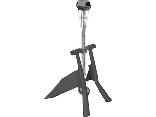 Funfair Rocket 3D Model preview