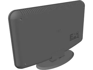 Samsung TV 40 Inch 3D Model preview