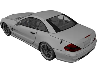 Mercedes-Benz SL65 AMG 3D Model preview