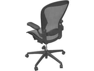 Herman Miller Aeron Chair 3D Model preview