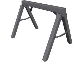 Metal Trestle 3D Model preview