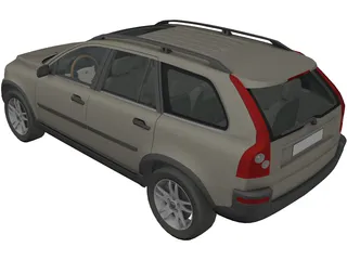 Volvo XC90 3D Model preview
