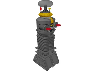 Lost In Space B-9 Robot 3D Model preview