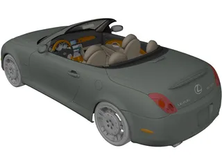 Lexus SC430 (2010) 3D Model preview