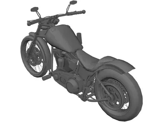 Harley-Davidson Dyna Glide 3D Model preview