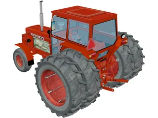 Volvo BM 800 Series Tractor 3D Model preview