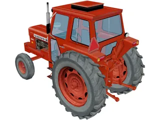 Volvo BM T650 Tractor 3D Model preview