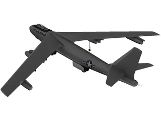 Boeing B-47 3D Model preview
