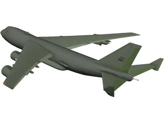 Boeing B-52 Bomber 3D Model preview