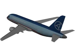 Sukhoi SuperJet 100 3D Model preview