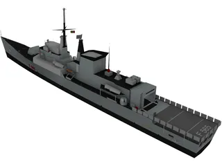 Sagittario Ship 3D Model preview