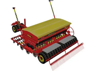 Vaderstad Rapid 400 3D Model preview