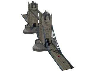 Tower Bridge London 3D Model preview