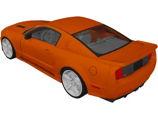 Ford Mustang Saleen S281 (2010) 3D Model preview