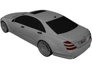 Mercedes-Benz S600 Brabus (2010) 3D Model preview