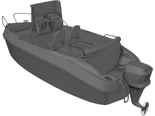 Boat 3D Model preview