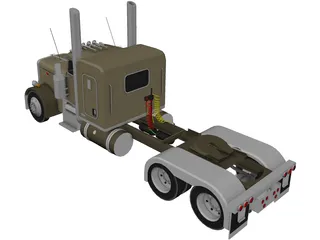 Peterbilt 359 (1976) 3D Model preview