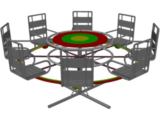 Carousel 3D Model preview