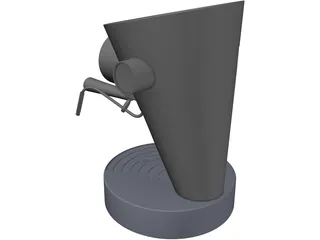 Cafeteira Bugatti 3D Model preview
