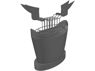Toast Bugatti 3D Model preview