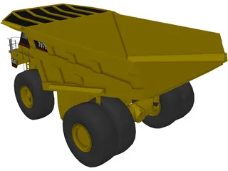 Caterpillar 797B 3D Model preview