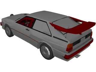 Audi Sport Quattro 3D Model preview