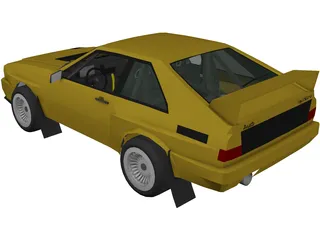 Audi Sport Quattro WRC 3D Model preview