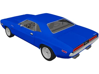 Dodge Challenger R/T (1970) 3D Model preview