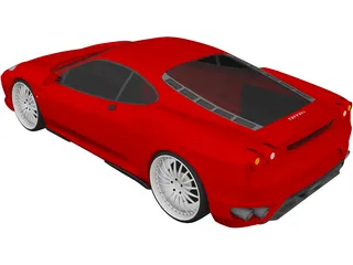 Ferrari F430 (2006) 3D Model preview