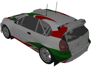 Toyota Corolla WRC (1998) 3D Model preview