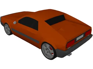 Lancia Beta Montecarlo 3D Model preview