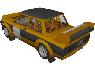 ZAZ 968 M Turbo 3D Model preview