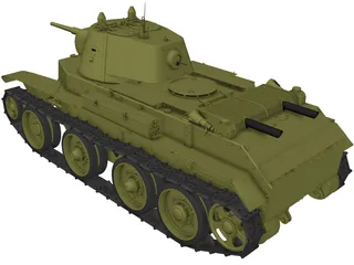 BT-7 3D Model preview