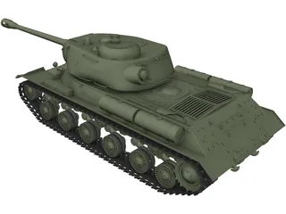 IS-2 3D Model preview