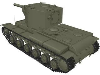 KV-2 3D Model preview