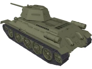 T34 (1977) 3D Model preview