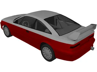 Opel Calibra Rally Car 3D Model preview