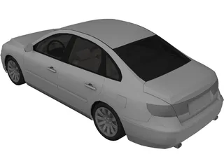 Hyundai Azera 3D Model preview