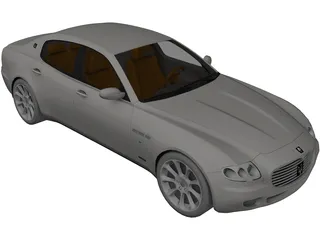 Maserati Quattroporte 3D Model preview