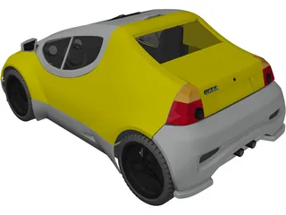 Urban Concept Car 3D Model preview