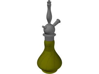 ELG Hookah 3D Model preview