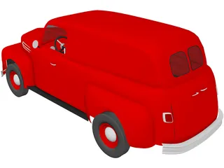 Ford Panel (1952) 3D Model preview