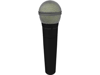 Microphone 3D Model preview